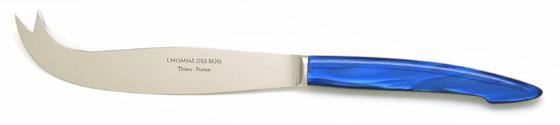 Couteau à fromage couleur bleu