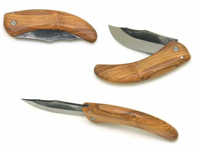 couteau de poche en bois