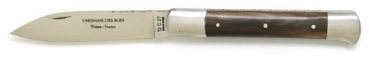 Couteau Roquefort en corne (pointe de corne blonde)