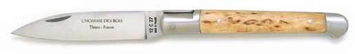 Couteau de poche Saint Martin en bois de bouleau Couteau de poche Saint Martin en bois de bouleau