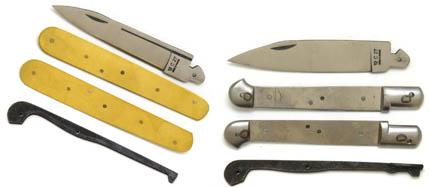 Kit de 4 pièces brutes pour couteau de poche