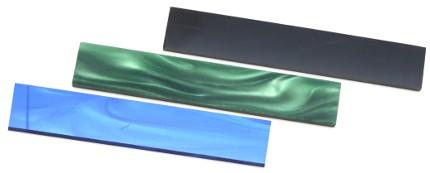 Plaquettes en acrylique pour montage de couteaux