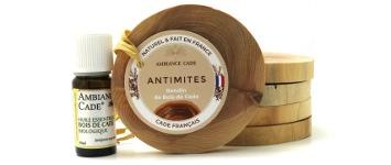 Antimite naturel avec huile essentielle de bois de cade