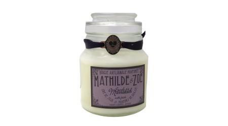 Grosse bougie parfumée décorative Menthe
