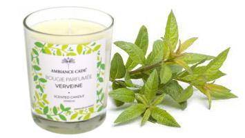 Bougie parfum  verveine