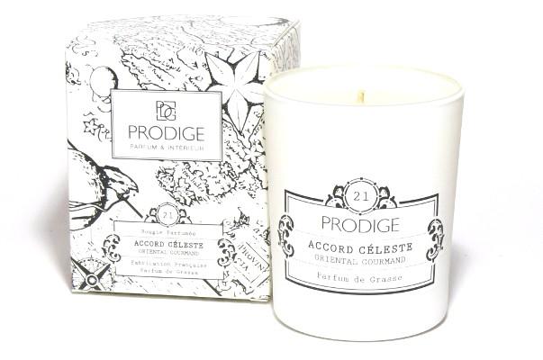 BOUGIE PARFUMEE VANILLE PATCHOULI ACCORD CELESTE