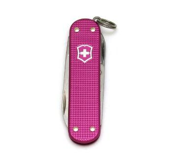 CANIF ONGLIER SUISSE VICTORINOX ALOX FLAMINGO PARTY MODELE 0.6221.251G - CANIF ONGLIER 58 MM ROSE