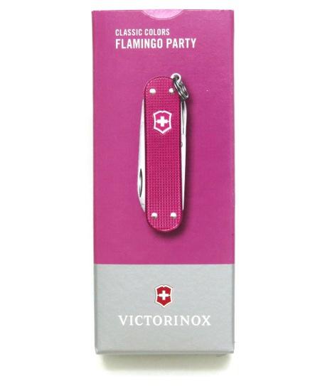CANIF ONGLIER SUISSE VICTORINOX ALOX FLAMINGO PARTY MODELE 0.6221.251G - CANIF ONGLIER 58 MM ROSE