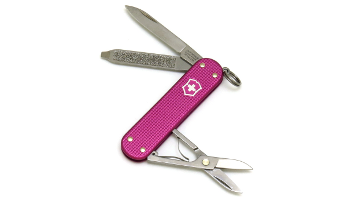Canif onglier Suisse Victorinox Alox  Flamingo Party manche rose