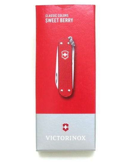 CANIF ONGLIER SUISSE VICTORINOX ALOX SWEET BERRY MODELE 0.6221.201G - CANIF ONGLIER 58 MM ROUGE