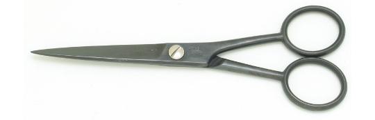 Ciseaux de coiffure noir 14 cm