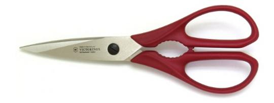 Ciseaux de cuisine rouge victorinox