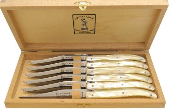 Coffret de 6 couteaux Laguiole de table Coffret de 6 couteaux Laguiole de table