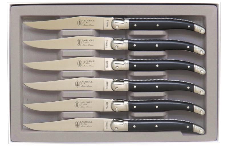 Couteau de table laguiole noir