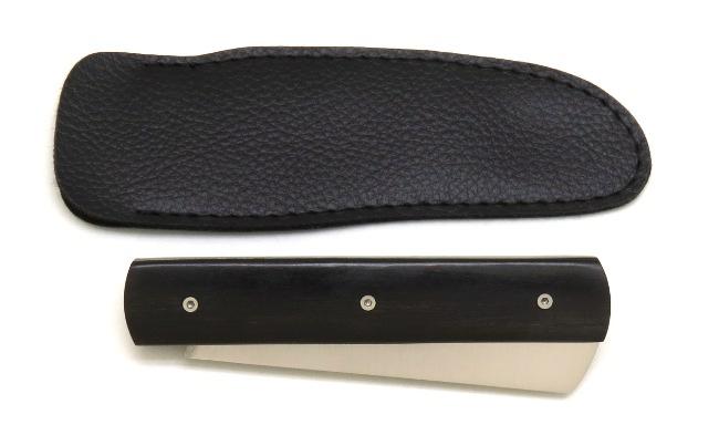 COUTEAU FERMANT 20/20 PAR LE FIDELE EN EBENE MANCHE 11 CM - LAME INOX 12C27