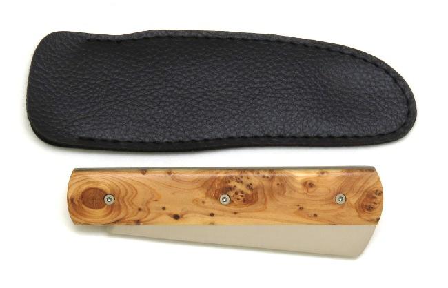 COUTEAU FERMANT 20/20 PAR LE FIDELE EN GENEVRIER MANCHE 11 CM - LAME INOX 12C27