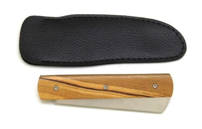 COUTEAU FERMANT 20/20 PAR LE FIDELE EN BOIS D'OLIVIER MANCHE 11 CM - LAME INOX 12C27