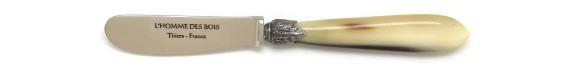 Couteau tartineur en corne blonde