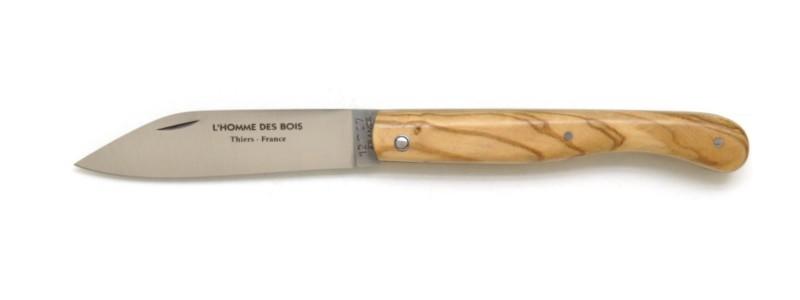 Couteau Aurillac artisanal en olivier