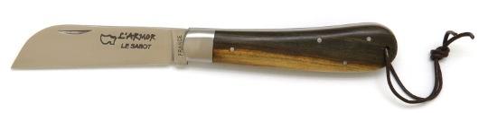 Couteau breton artisanal Armor en bois de palo santo