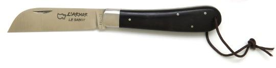 Couteau breton L'Armor en bois d'ébène