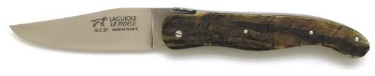 Couteau de chasse pliant Laguiole en bélier