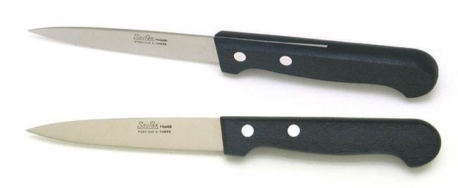 Couteau d'office 10 Cm stamina noir microdenté