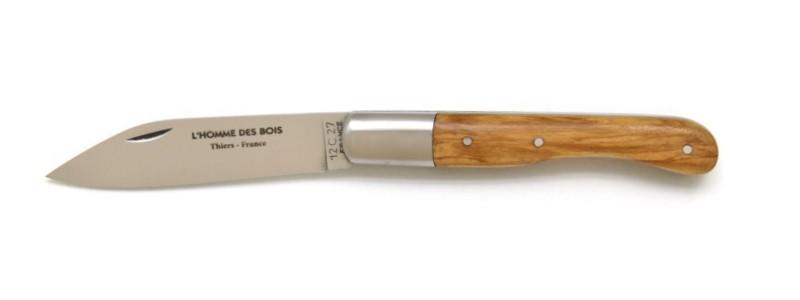 Couteau fermant Aurillac en bois d'olivier
