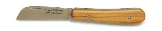 Couteau fermant L'Armor par Le Sabot en bois d'olivier