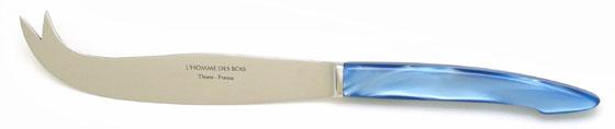 Couteau à fromage couleur bleu océan