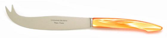 Couteau à fromage de couleur orange