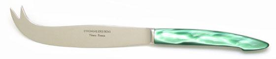 Couteau à fromage couleur vert foncé