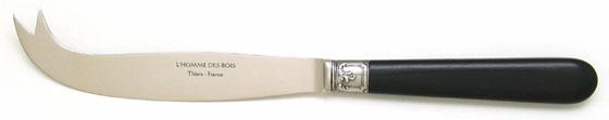 Couteau fromage lame inox manche en bois d'ébène