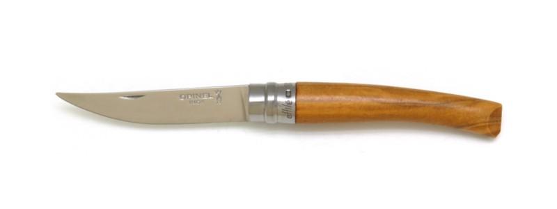 Couteau Opinel effilé en olivier N°8