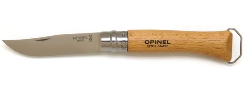Couteau opinel n°10 avec tire bouchon et décapsuleur