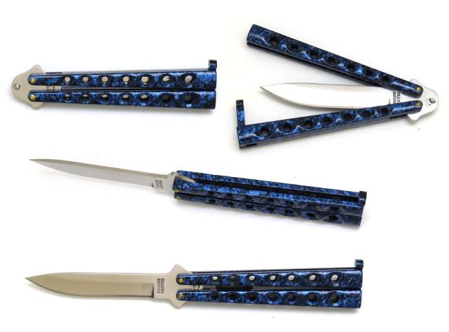 Couteau Papillon en vente - Couteau Papillon bleu Herbertz
