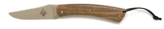 Couteau pliant Camembert en bois de noyer