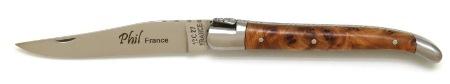 Couteau pliant laguiole en thuya