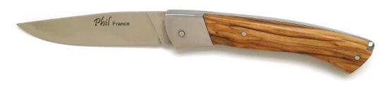 Couteau pliant Rodd F nature en olivier