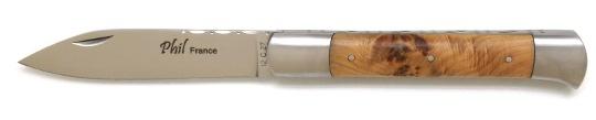 Couteau pliant Roquefort en bois de genévrier