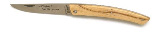 Couteau pliant LE THIERS® en bois d'olivier
