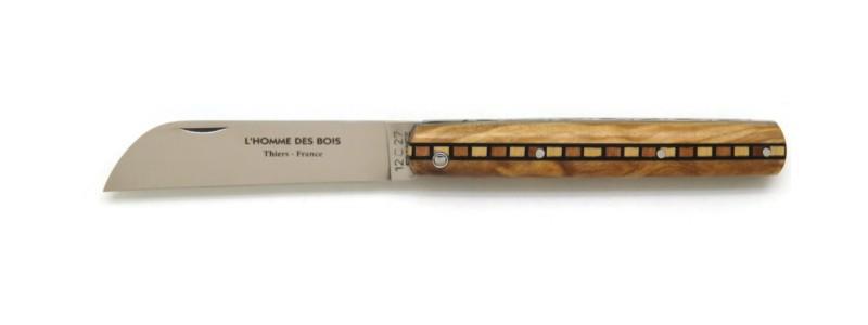 Couteau pliant Le Tonneau en marqueterie