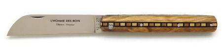 Couteau pliant Le Tonneau en marqueterie