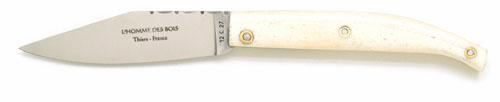 Couteau pliant artisanal en os