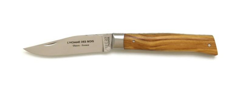Couteau de poche Alpin en bois d'olivier