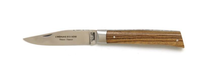 Couteau de poche de thiers en zébrano