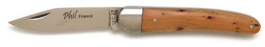 Couteau pliant Alsacien en genévrier