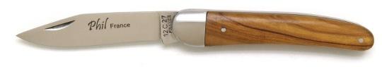 Couteau alsacien en bois d'olivier