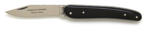 Couteau de poche Vintage Alsacien en corne noire