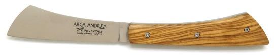 Couteau fermant Arca Andrea en bois d'olivier